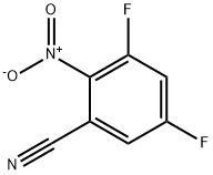 3,5-Difluoro-2-nitrobenzonitrile 结构式