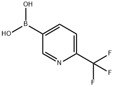 2-三氟甲基-5-吡啶硼酸 结构式