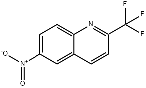 2-(三氟甲基)-6-硝基喹啉 结构式