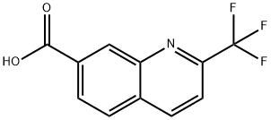 2-三氟甲基-喹啉-7-羧酸 结构式