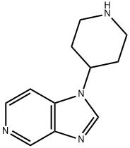1-(piperidin-4-yl)-1H-iMidazo[4,5-c]pyridine 结构式