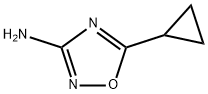 5-环丙基-1,2,4-恶二唑-3-胺 结构式