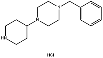 4-(1-苄基哌嗪)哌啶二盐酸盐 结构式