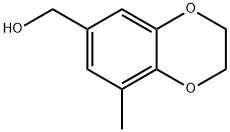 1,4-Benzodioxin-6-methanol,  2,3-dihydro-8-methyl- 结构式