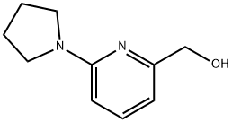 (6 -吡咯烷- 1 - YLPYRID - 2 -基)甲醇 结构式