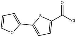 5-(2-FURYL)THIOPHENE-2-CARBONYL CHLORIDE 97+% 结构式
