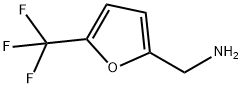 C-(5-三氟甲基-呋喃-2-基)甲胺 结构式