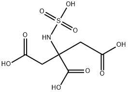 N-sulfo-2-aminotricarballylate 结构式