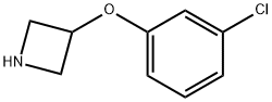 3-(3-氯苯氧基)氮杂环丁烷 结构式