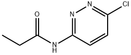N-(6-氯-3-哒嗪基)丙酰胺 结构式