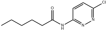 N-(6-氯-3-哒嗪基)己酰胺 结构式