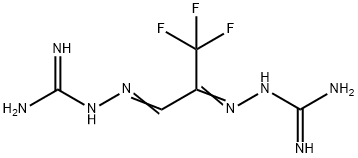 trifluoromethylglyoxal-bis(guanylhydrazone) 结构式