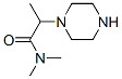 1-Piperazineacetamide,N,N,-alpha--trimethyl-(9CI) 结构式