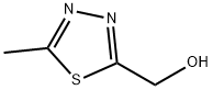 (5-甲基-1,3,4-噻二唑-2-基)甲醇 结构式