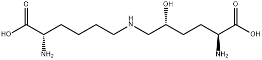 (5R)-N6-[(5S)-5-AMino-5-carboxypentyl]-5-hydroxy-L-lysine Trihydrochloride 结构式