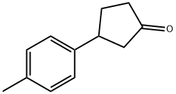 3-(4-METHYLPHENYL)CYCLOPENTANONE 结构式