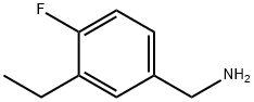 (3-ETHYL-4-FLUOROPHENYL)METHANAMINE 结构式