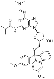 2-AMINO-5'-O-(DIMETHOXYTRITYL)-2'-DEOXY-N6-(DIMETHYLAMINOMETHYLIDENE)-N2-(ISOBUTYRYL)ADENOSINE