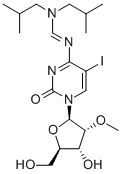 N4-(DIISOBUTYLAMINOMETHYLIDENE)-5-IODO-2'-O-METHYL-CYTIDINE