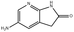 5-氨基-1H-吡咯并[2,3-B]吡啶-2(3H) - 酮 结构式