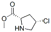 L-Proline, 4-chloro-, methyl ester, cis- (9CI) 结构式