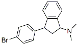 N,N-dimethyl-3-(4'-bromophenyl)-1-indanamine 结构式
