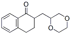 1(2H)-Naphthalenone,  2-(1,4-dioxan-2-ylmethyl)-3,4-dihydro- 结构式