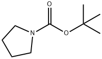 1-Boc-四氢吡咯 结构式