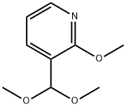 3-DIMETHOXYMETHYL-2-METHOXY-PYRIDINE 结构式