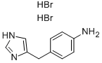 4-(1H-IMIDAZOL-4-YLMETHYL)-PHENYLAMINE 2HBR 结构式