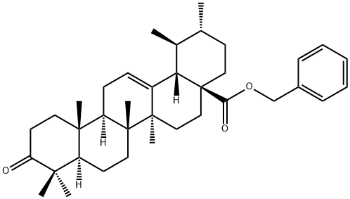 熊果酸苄酯 结构式