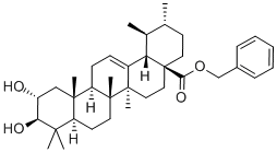 科罗索酸苄酯 结构式