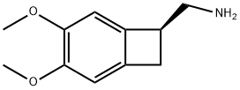 (1S)-4,5-二甲氧基-1-(氨基甲基)苯并环丁烷 结构式
