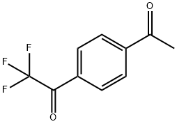 1-(4-乙酰基苯基)-2,2,2-三氟乙酮 结构式