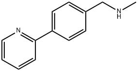 N-甲基-1-(4-(吡啶-2-基)苯基)甲胺 结构式
