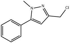 3-(氯甲基)-1-甲基-5-苯基-1H-吡唑 结构式