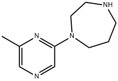 1-(6-甲基吡嗪-2-基)-1,4-二氮杂卓 结构式