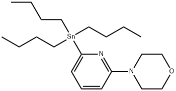 4-[6-(三丁基锡)-2-吡啶基]吗啉 结构式