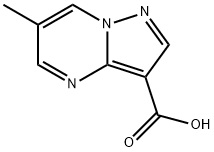 6-甲基吡唑并[1,5- A]嘧啶- 3-羧酸 结构式