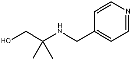 2-methyl-2-[(pyridin-4-ylmethyl)amino]propan-1-ol 结构式