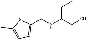 2-{[(5-methyl-2-thienyl)methyl]amino}-1-butanol 结构式