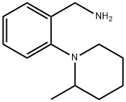 [2-(2-Methyl-1-piperidinyl)phenyl]methanamine 结构式