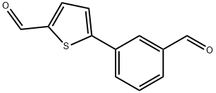 3-(5-Formylthiophen-2-yl)benzaldehyde 结构式