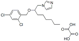 1-(2-(2,4-dichlorobenzyloxy)-n-octyl)imidazole oxalate 结构式