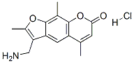 TRIOXSALEN, 4'-AMINOMETHYL-, HYDROCHLORIDE 结构式