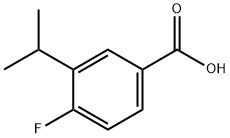 4-氟-3-异丙基苯甲酸 结构式