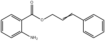 邻氨基苯甲酸肉桂酯 结构式