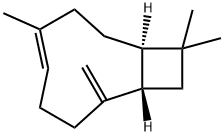 β-丁香烯 结构式