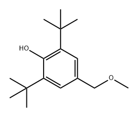3,5-二叔丁基-4-羟基苄基甲基醚 结构式
