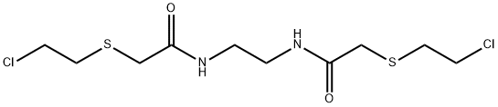 N,N'-Ethylene-bis(2-chloroethylthio)acetamide 结构式